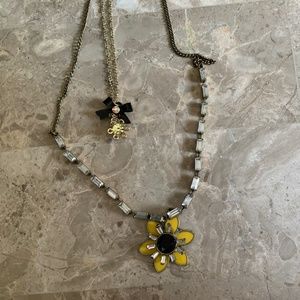 Betsey Johnson Jewelry - NWT BETSEY JOHNSON double strand pendant necklace Betsey Johnson Jewelry - NWT BETSEY JOHNSON double strand pendant necklace